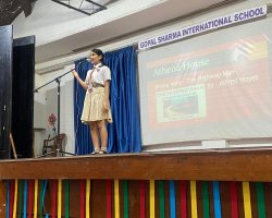 Inter House English Elocution Competition VI to VIII